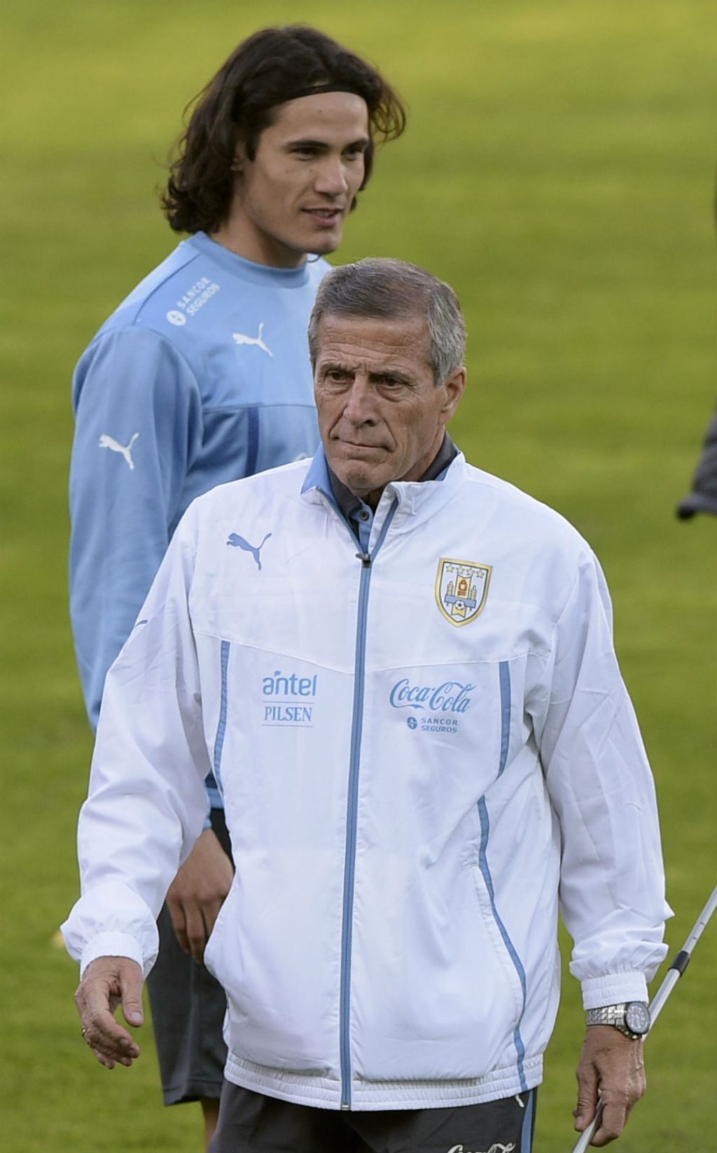 Oscar Washington Tabarez i Edinson Cavani, najbolji igrač Urugvaja