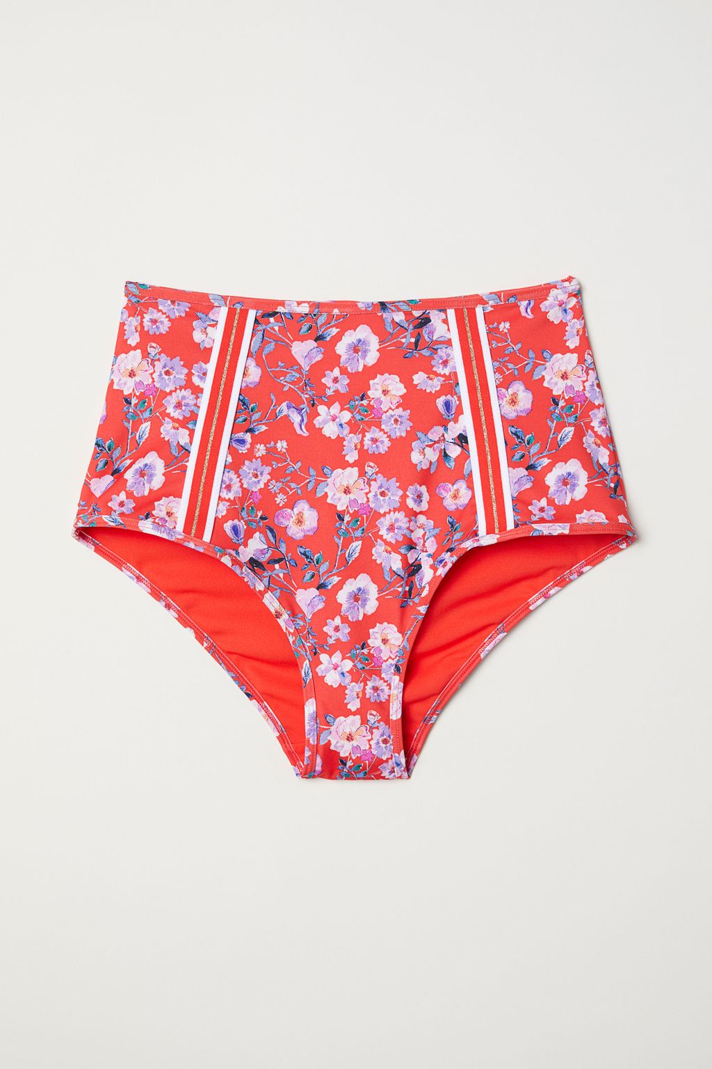 Kupaće gaćice s visokim strukom i cvjetnim uzorkom, H&M, 111 kn
