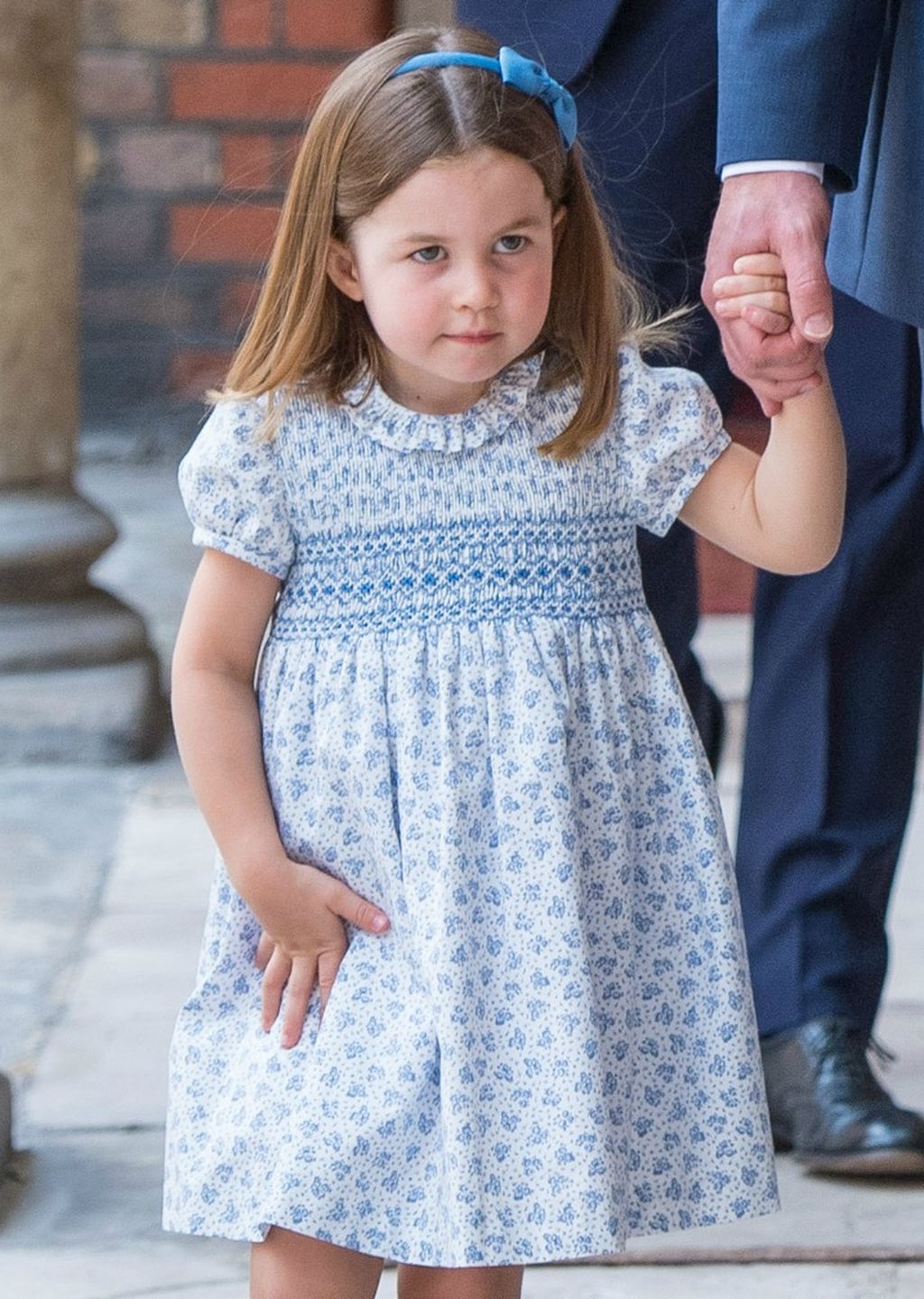 Princeza Charlotte na krštenju brata Louisa