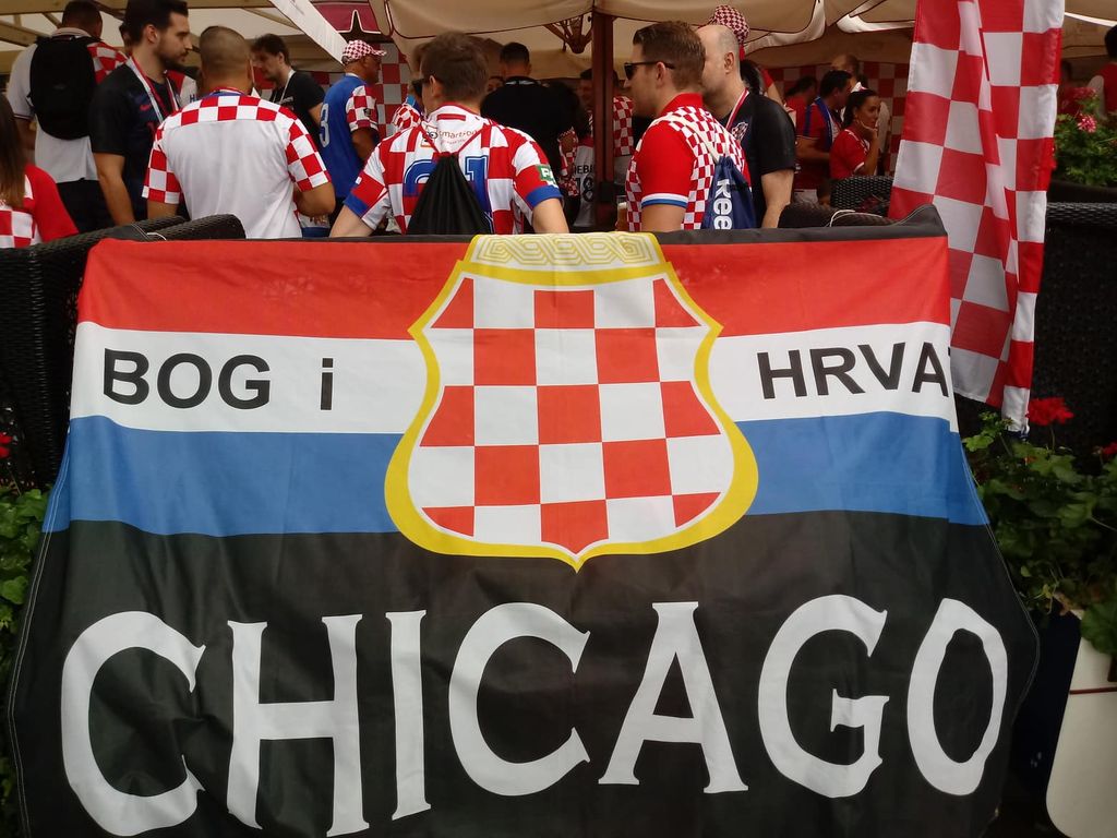 Hrvatski navijači u Moskvi (Foto: GOL.hr)