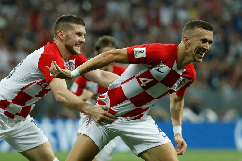 Ivan Perišić i Ante Rebić (Foto: AFP)