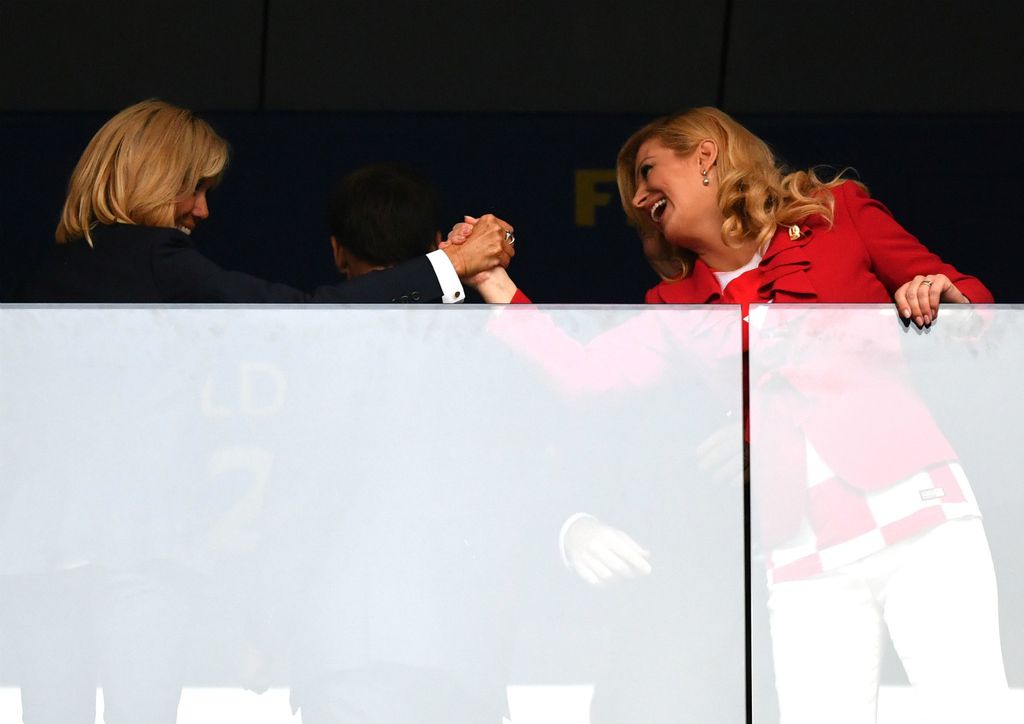 Brigitte Macron i Kolinda Grabar-Kitarović na finalu SP-a