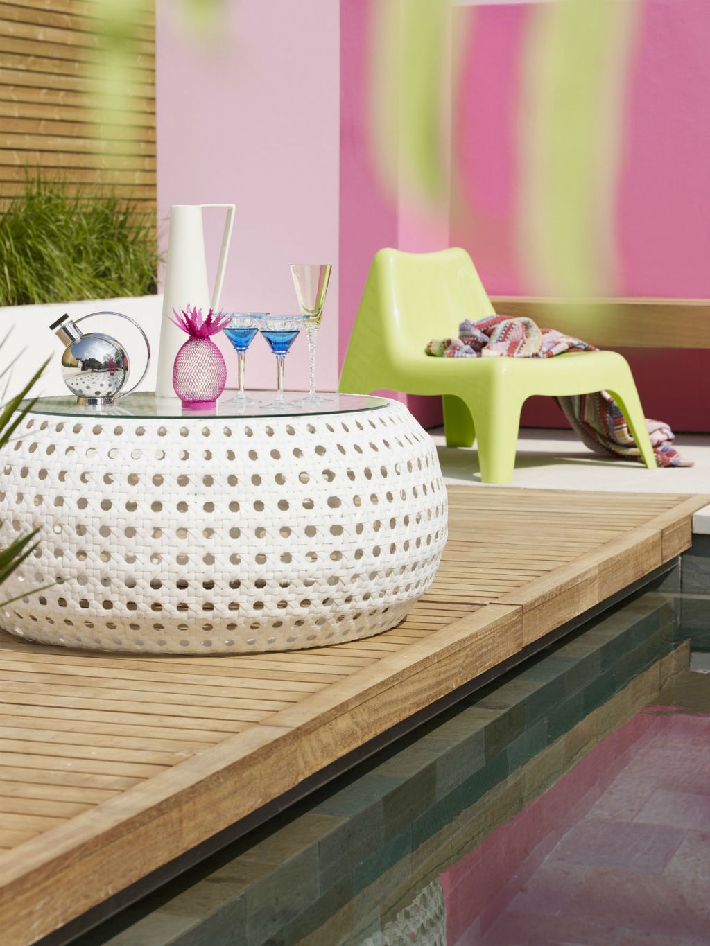 Kombinacija zelene i ružičaste u interijeru izgleda baš divno - 8