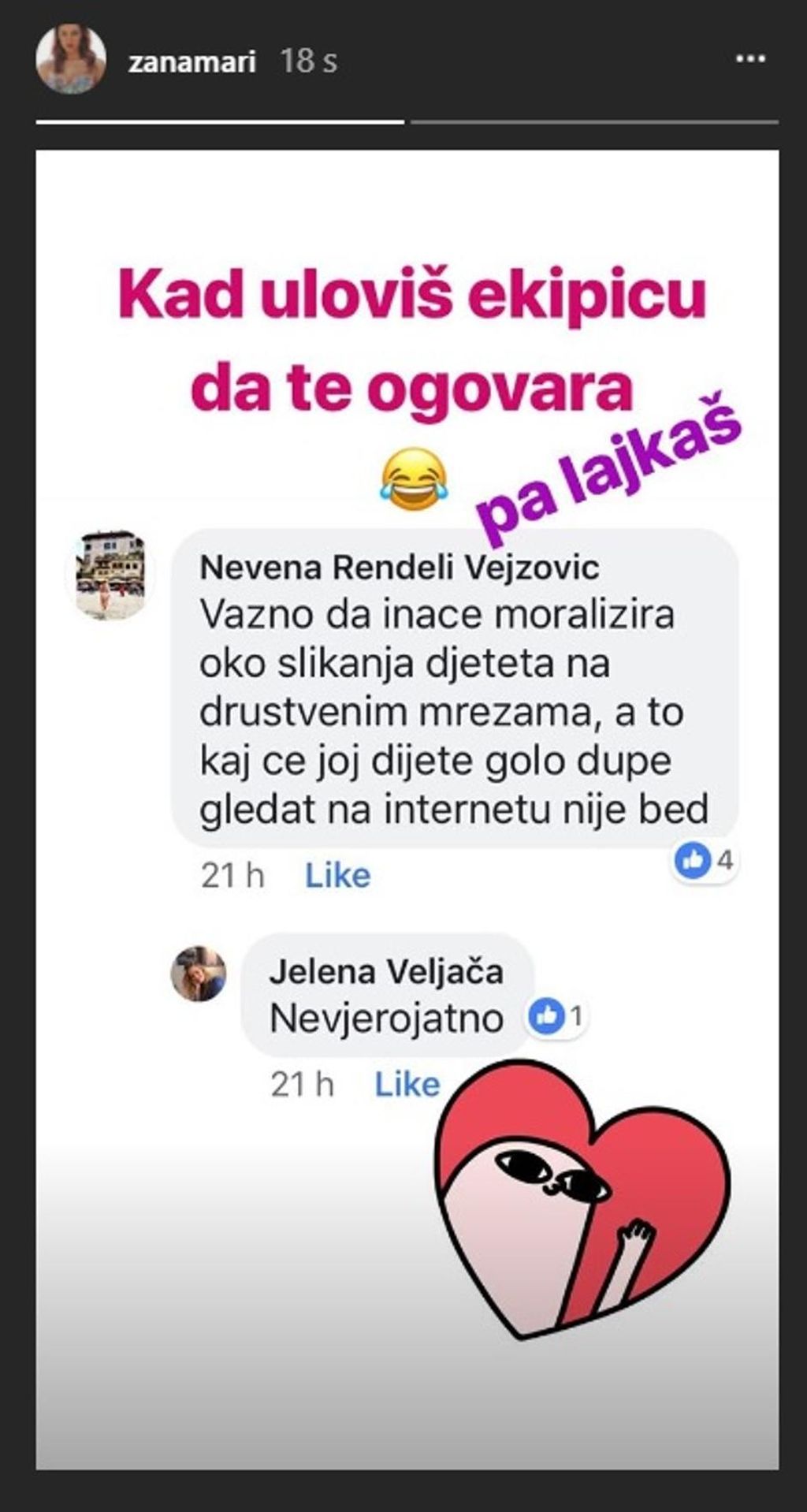 Žanamari Veljača Rendeli (Foto: Instagram)