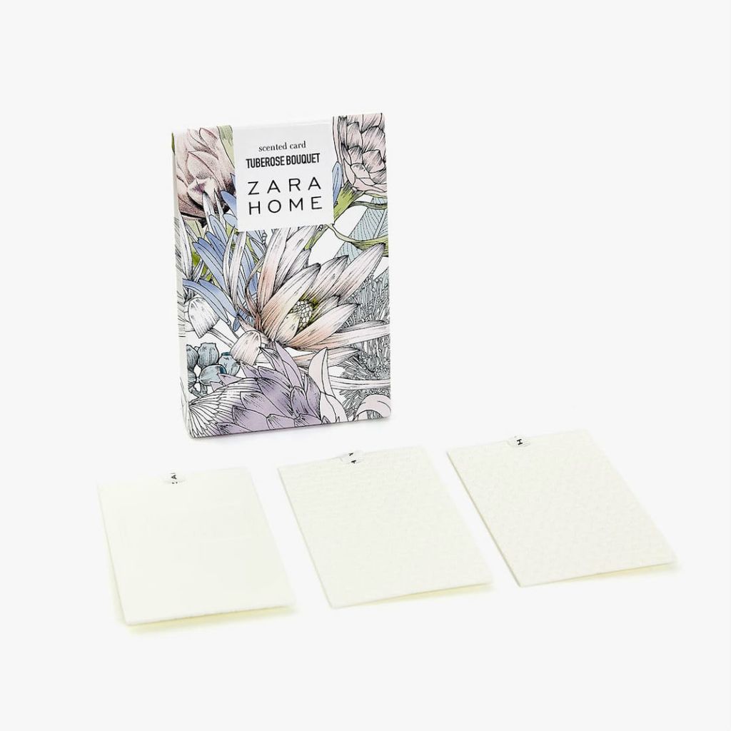 Zara Home, mirisne kartice tuberose bouquet, 49 kn (prijašnja cijena 89 kn)