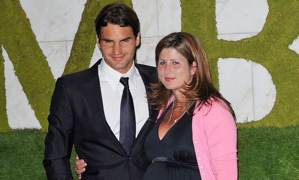 Mirka i Roger Federer neposredno prije rođenja njihovih kćerkica