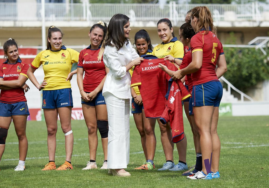 Kraljica na treningu ženske nacionalne ragbijaške momčadi