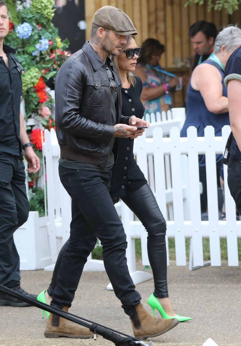 David i Victoria Beckham uoči koncerta Barbre Streisand u Hyde Parku