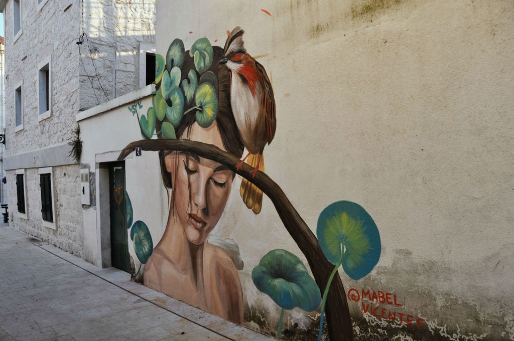 Mural koji je djelo Mabel Vicentef