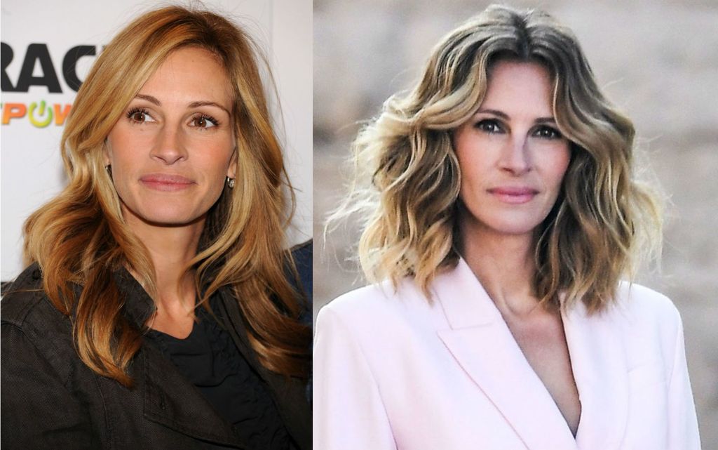 Julia Roberts 2009. i 2019.
