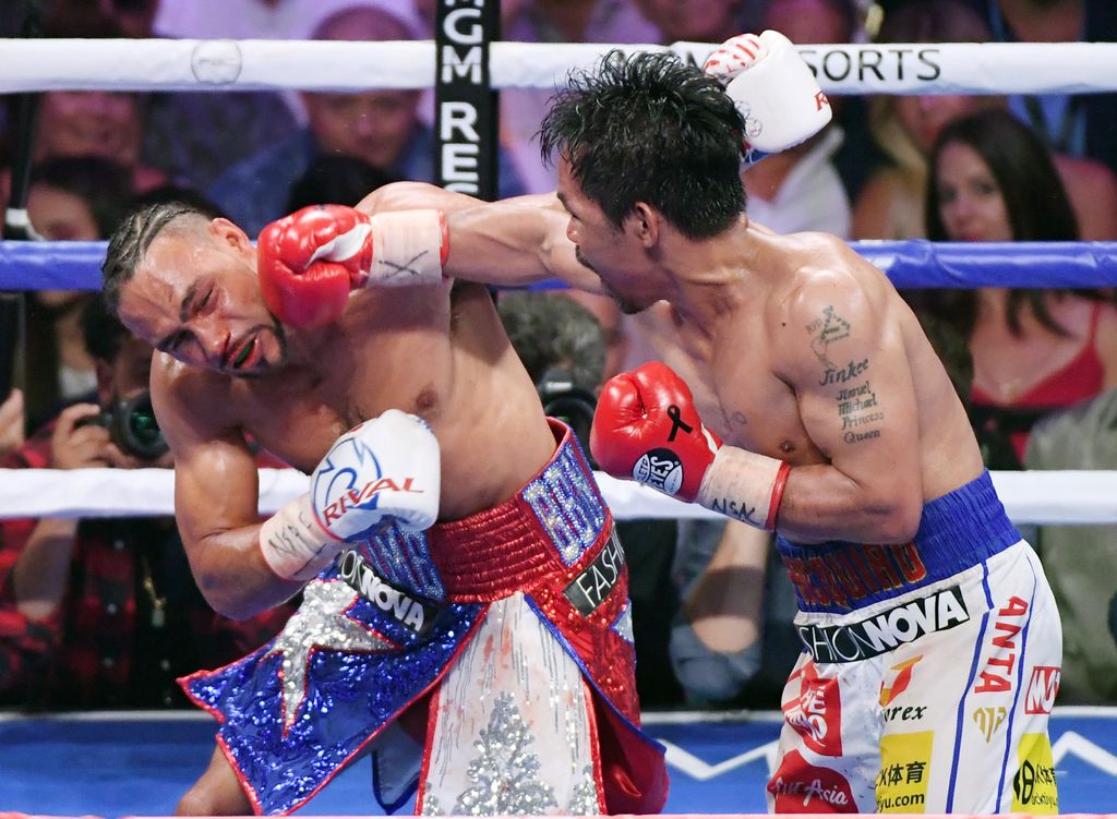 Manny Pacquiao i Keith Thurman (Foto: AFP)