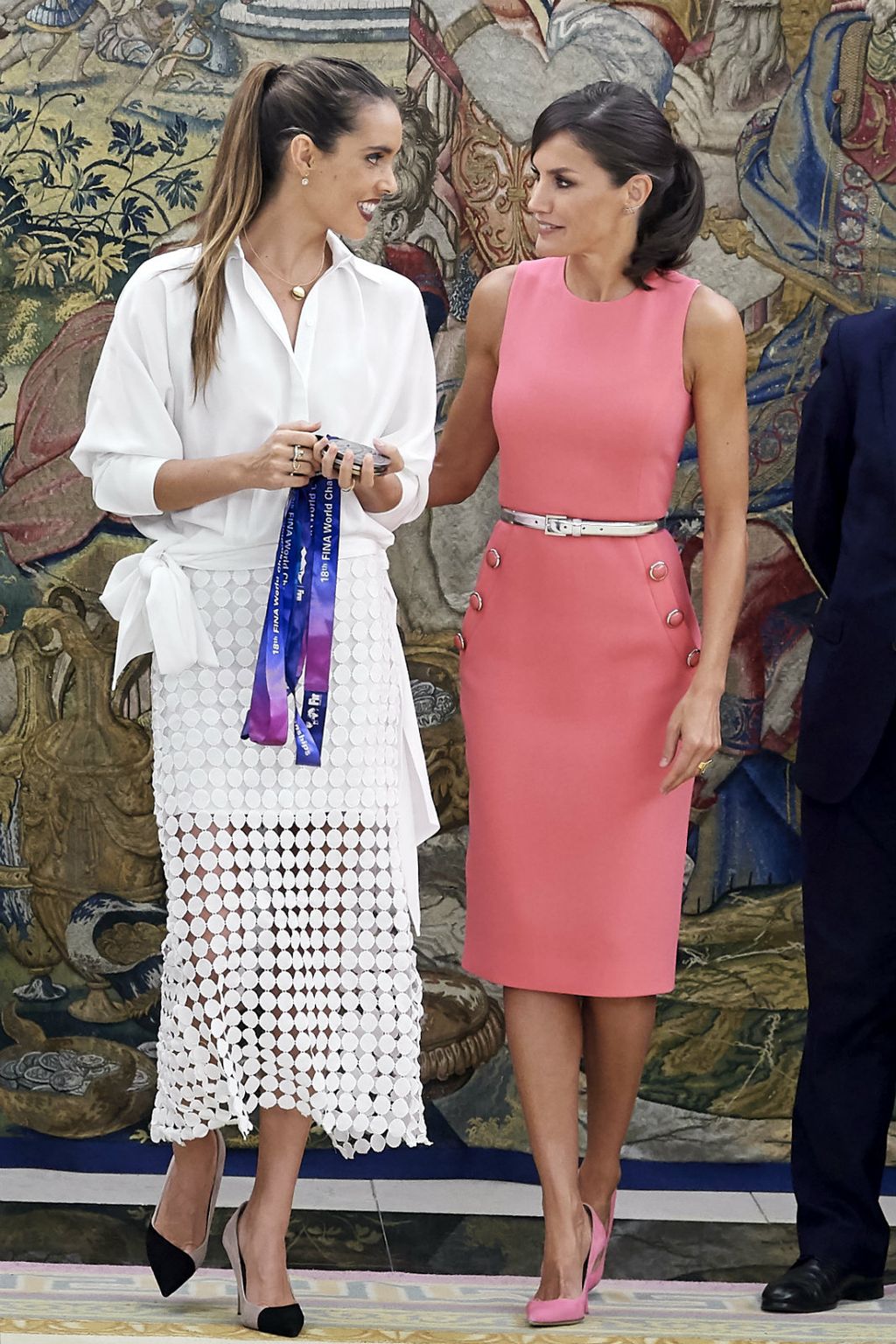 Kraljica Letizia i španjolska plivačica Ona Carbonell