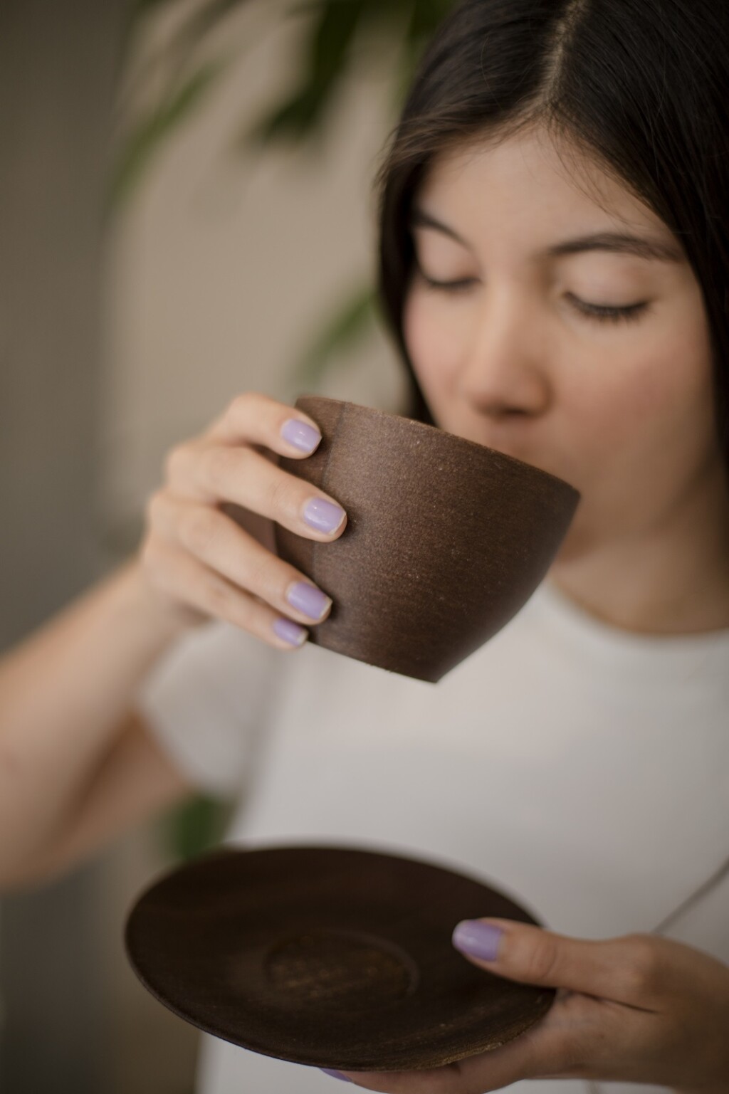 Šalica za kavu napravljena od taloga kave