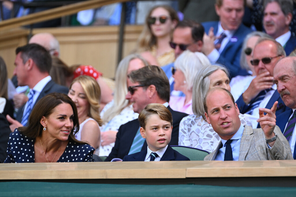 Catherine Middleton, princ William i princ George na Wimbledonu