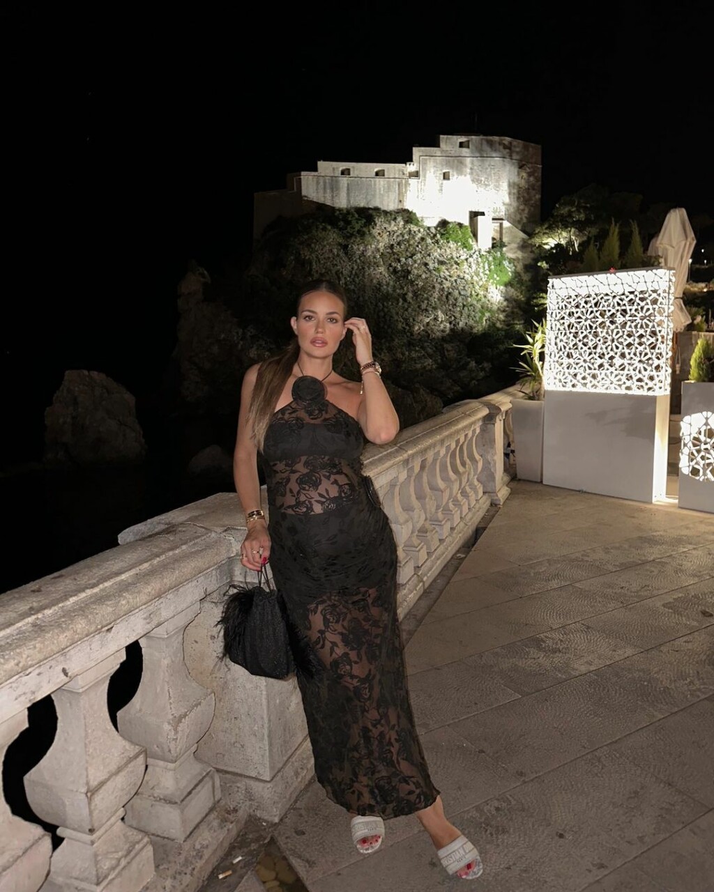 Adriana Ćaleta-Car u prozirnoj haljini