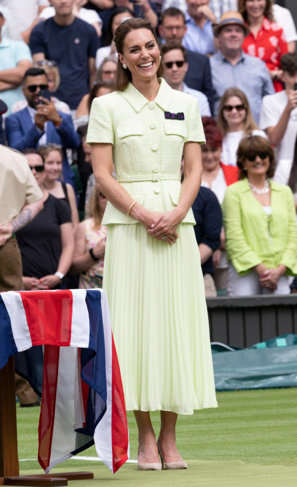Catherine Middleton na ženskom finalu Wimbledona u haljini brenda Self-Portrait