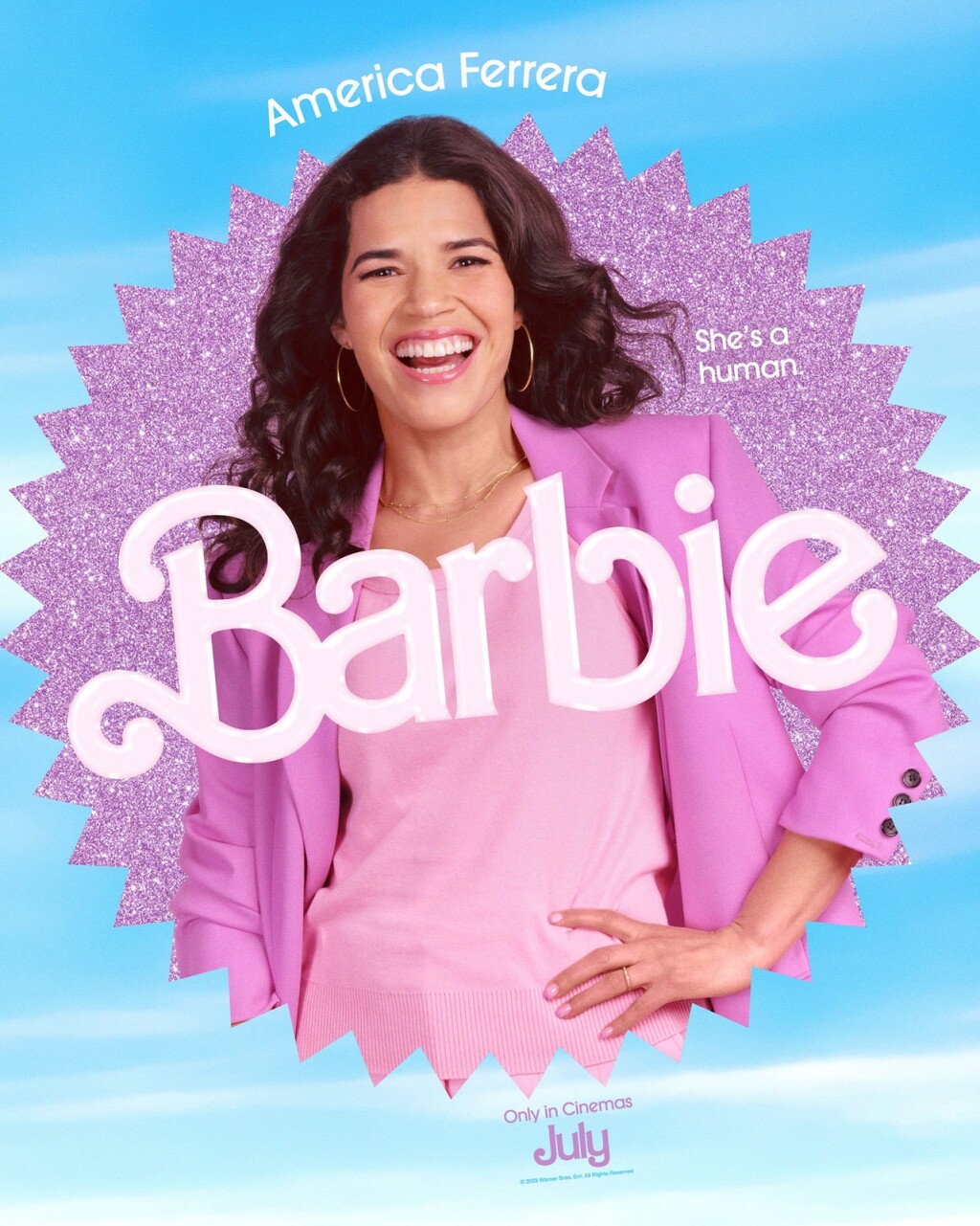 America Ferrera u filmu Barbie glumi lik Glorije, zaposlenice tvrtke Mattel