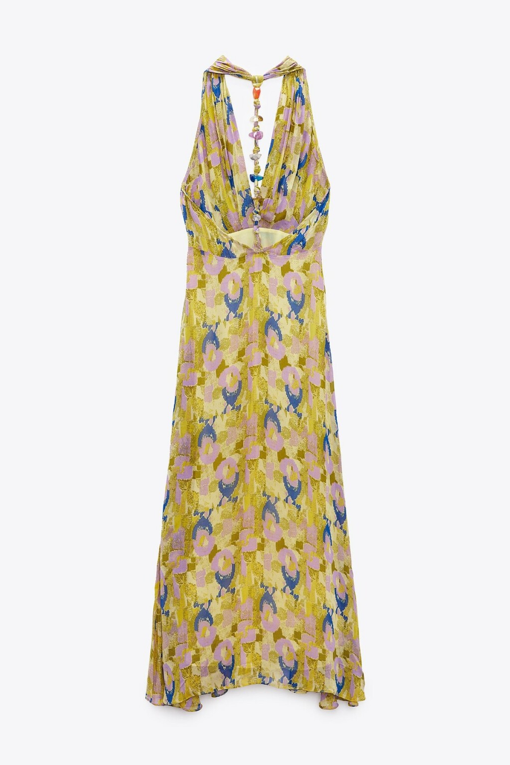 Haljina s uzorkom i kamenčićima iz Zare