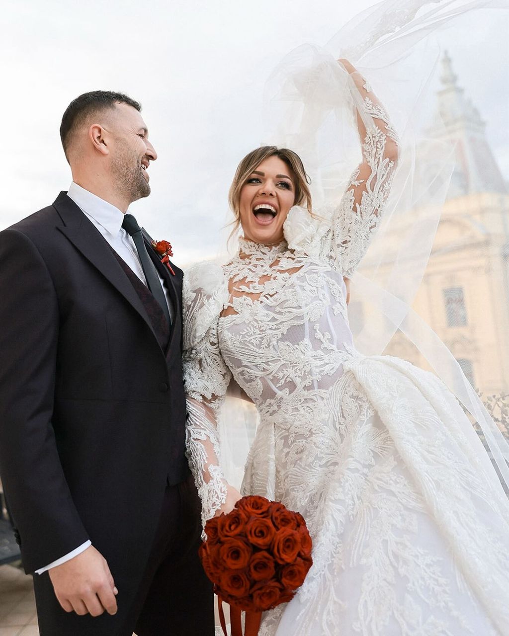 Sandra Elkasević i suprug