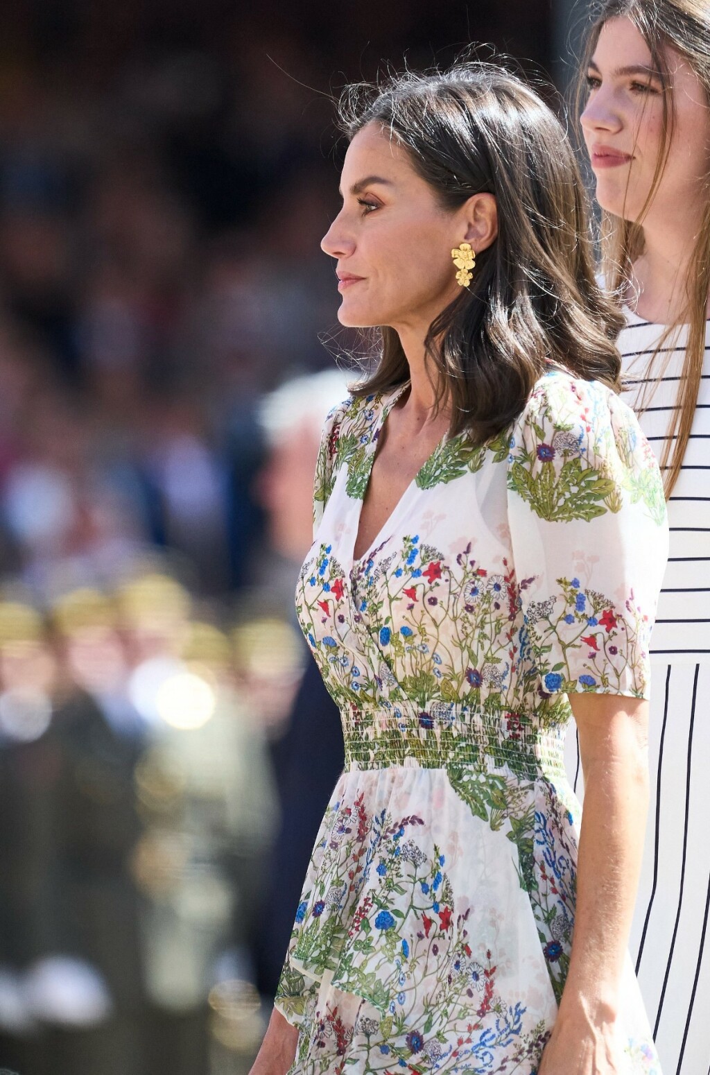 Kraljica Letizia u cvjetnoj haljini