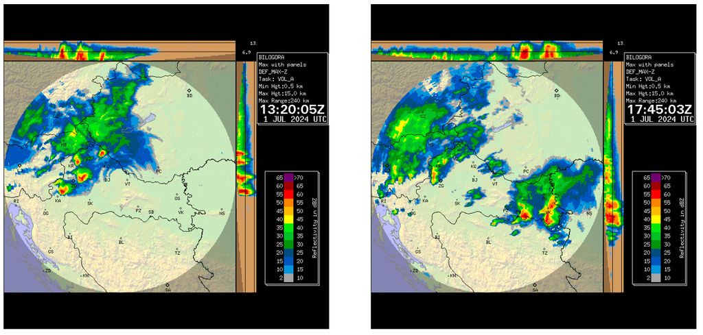 Pogled iz zraka na mjesto Bošnjaci koje je poharalo snažno nevrijeme - 5