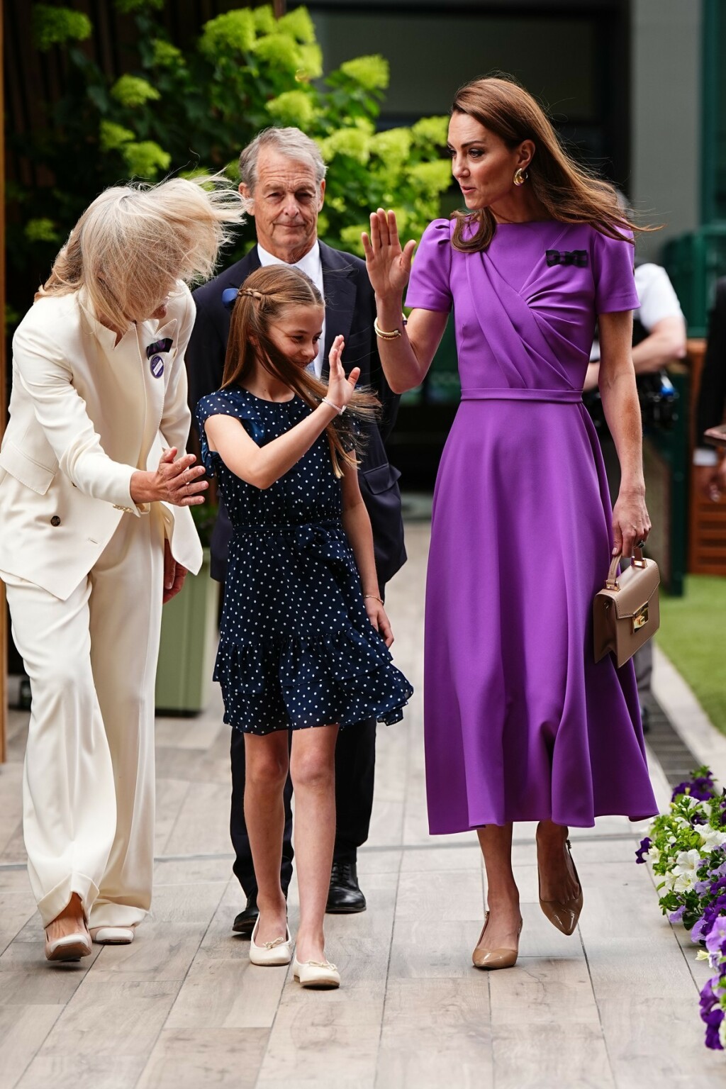 Princeza Charlotte i princeza Catherine na finalu Wimbledona - 1