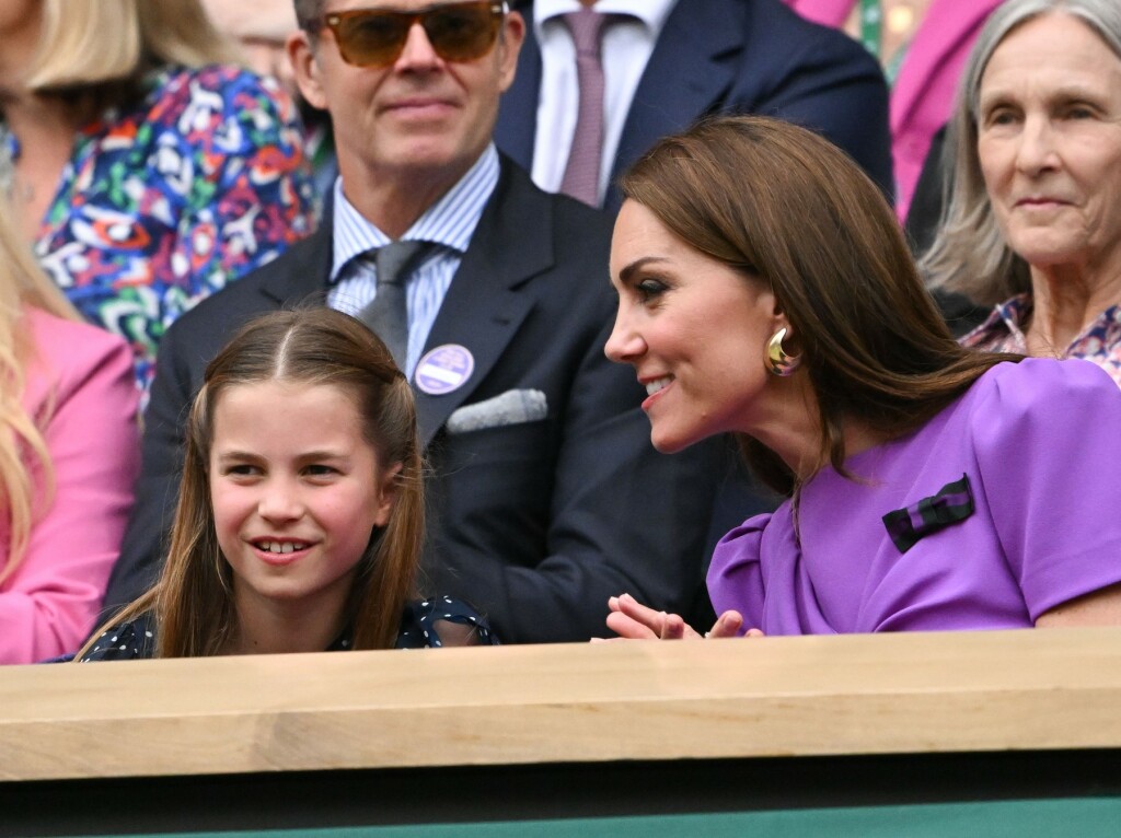 Princeza Charlotte i princeza Catherine na finalu Wimbledona - 2