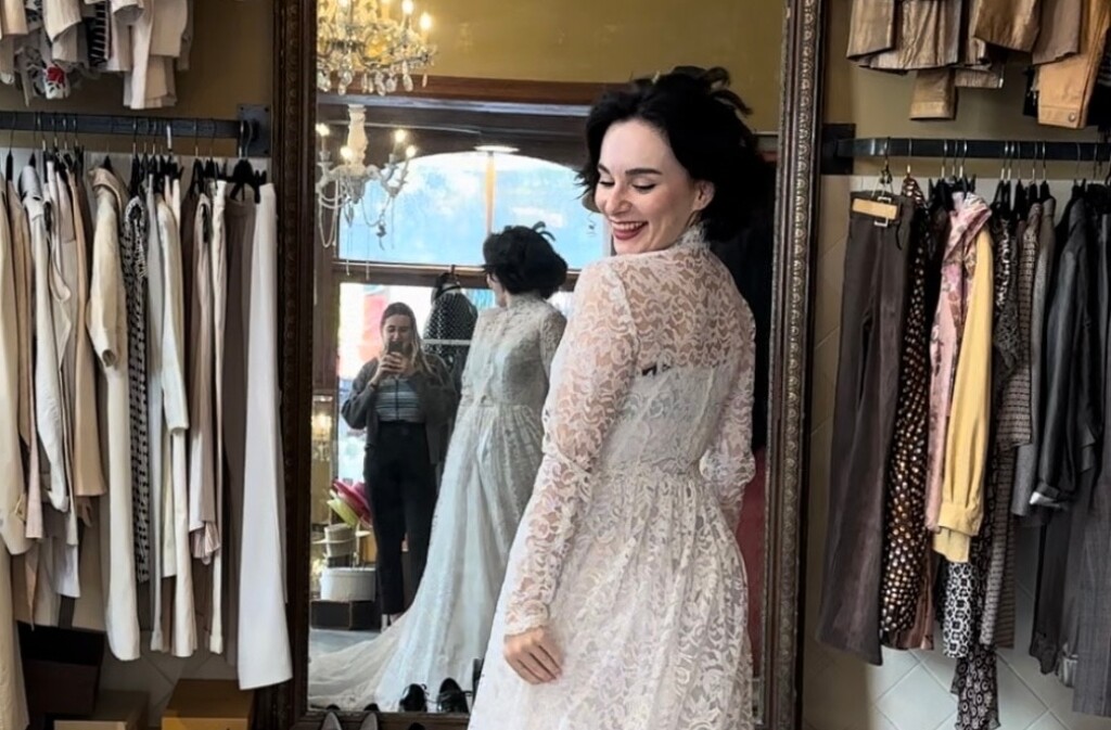 Nina Skočak u vintage vjenčanici