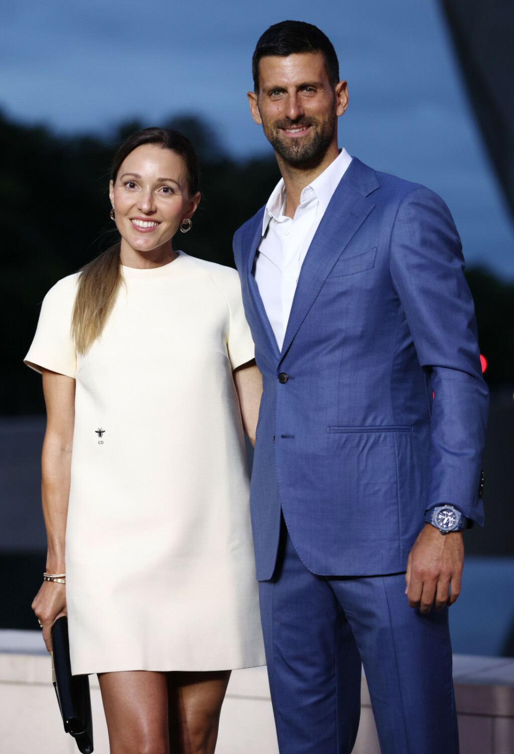 Jelena i Novak Đoković na svečanoj večeri uoči početka Olimpijskih igara u Parizu - 3