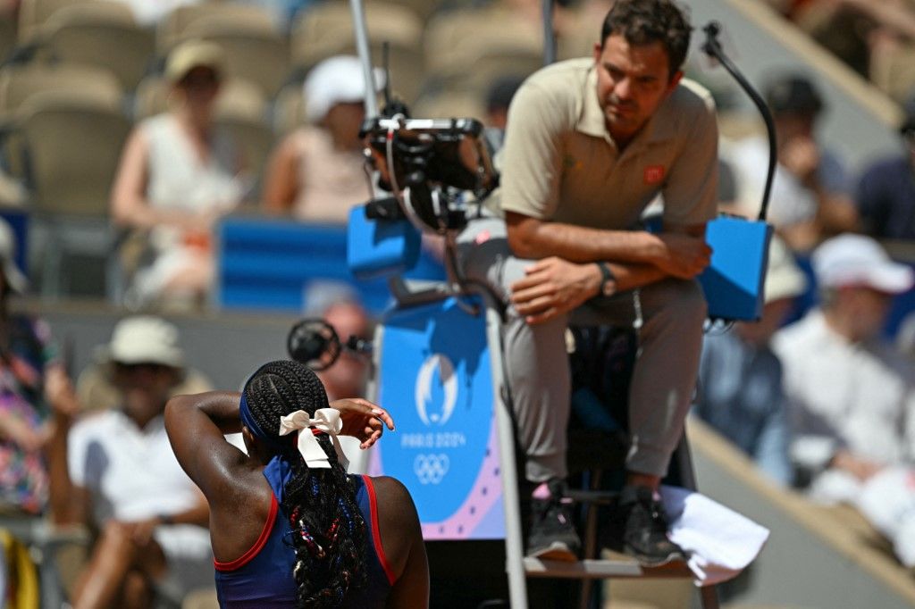 Coco Gauff plače pred sucem