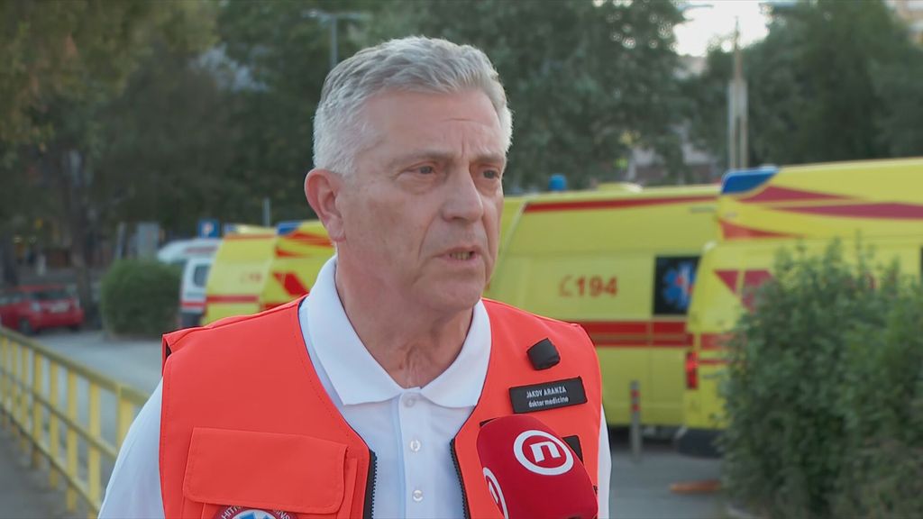 dr. Jakov Aranza i Bruna Papić, reporterka Dnevnika Nove TV