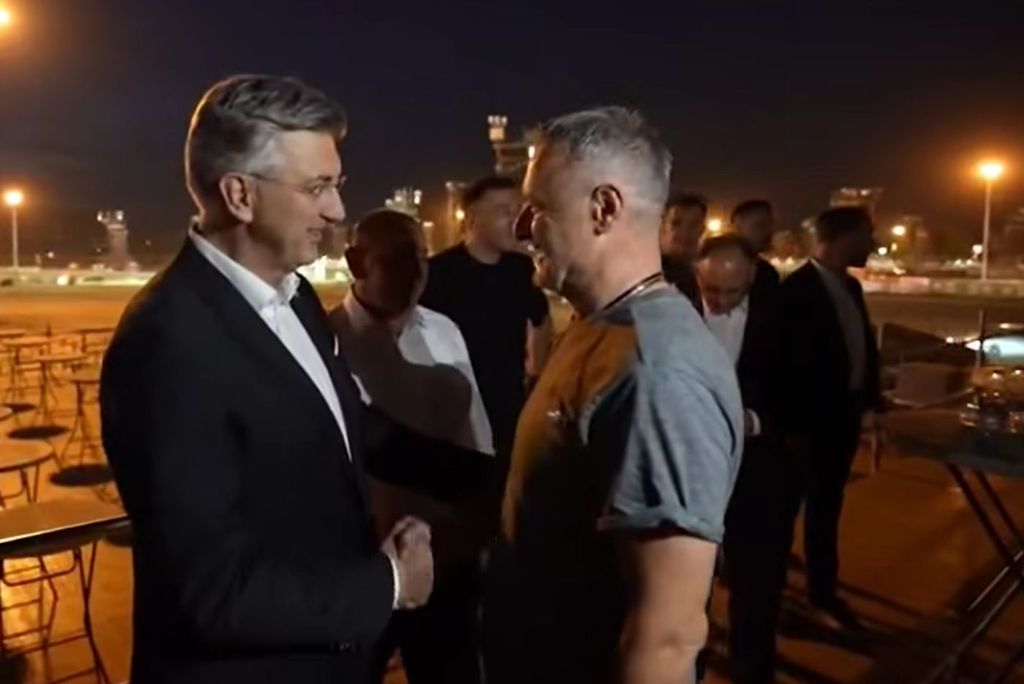 Marko Perković Thompson i Andrej Plenković