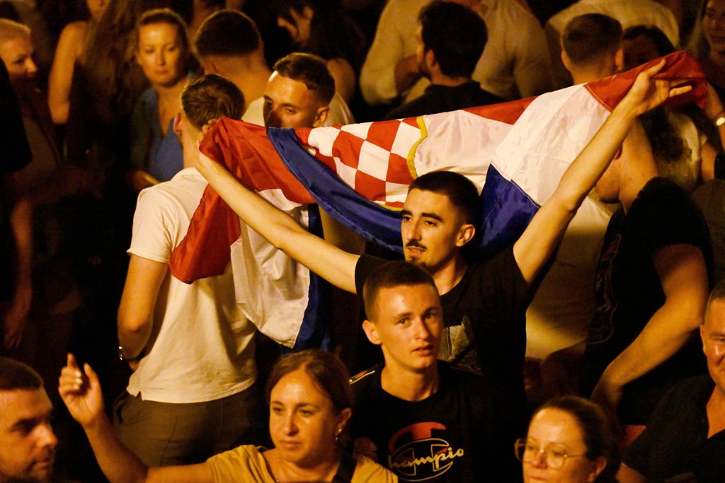 Fešta u centru Zagreba prije koncerta