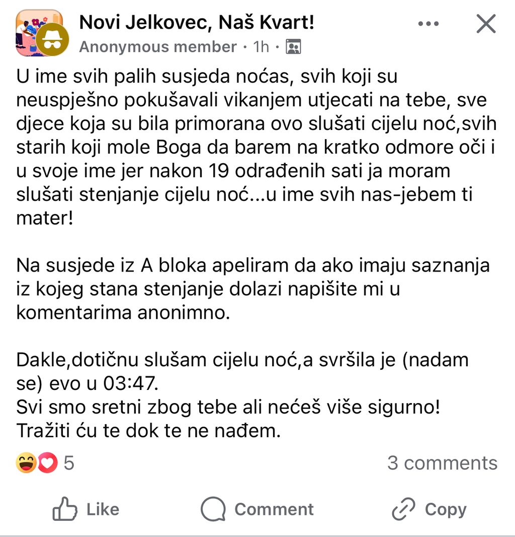 Poruka u grupi