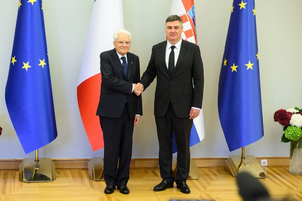 Sergio Mattarella i Zoran Milanović