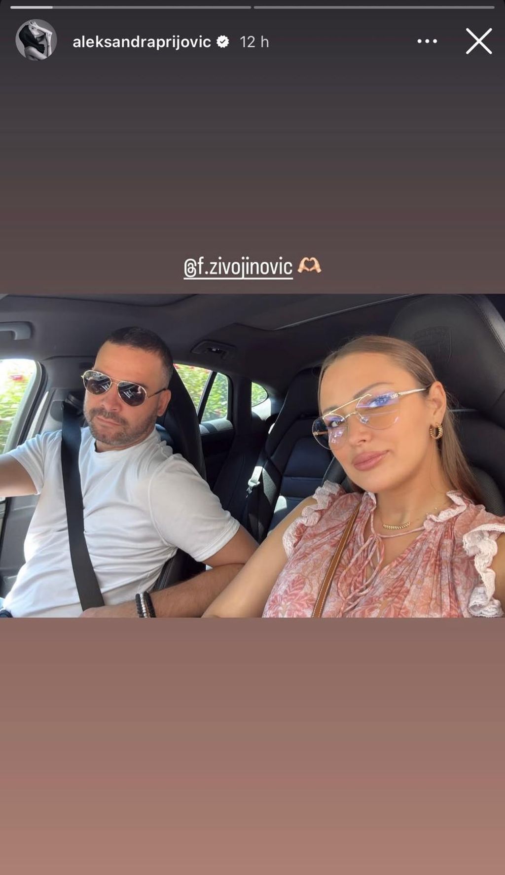 Aleksandra Prijović, Filip Živojinović