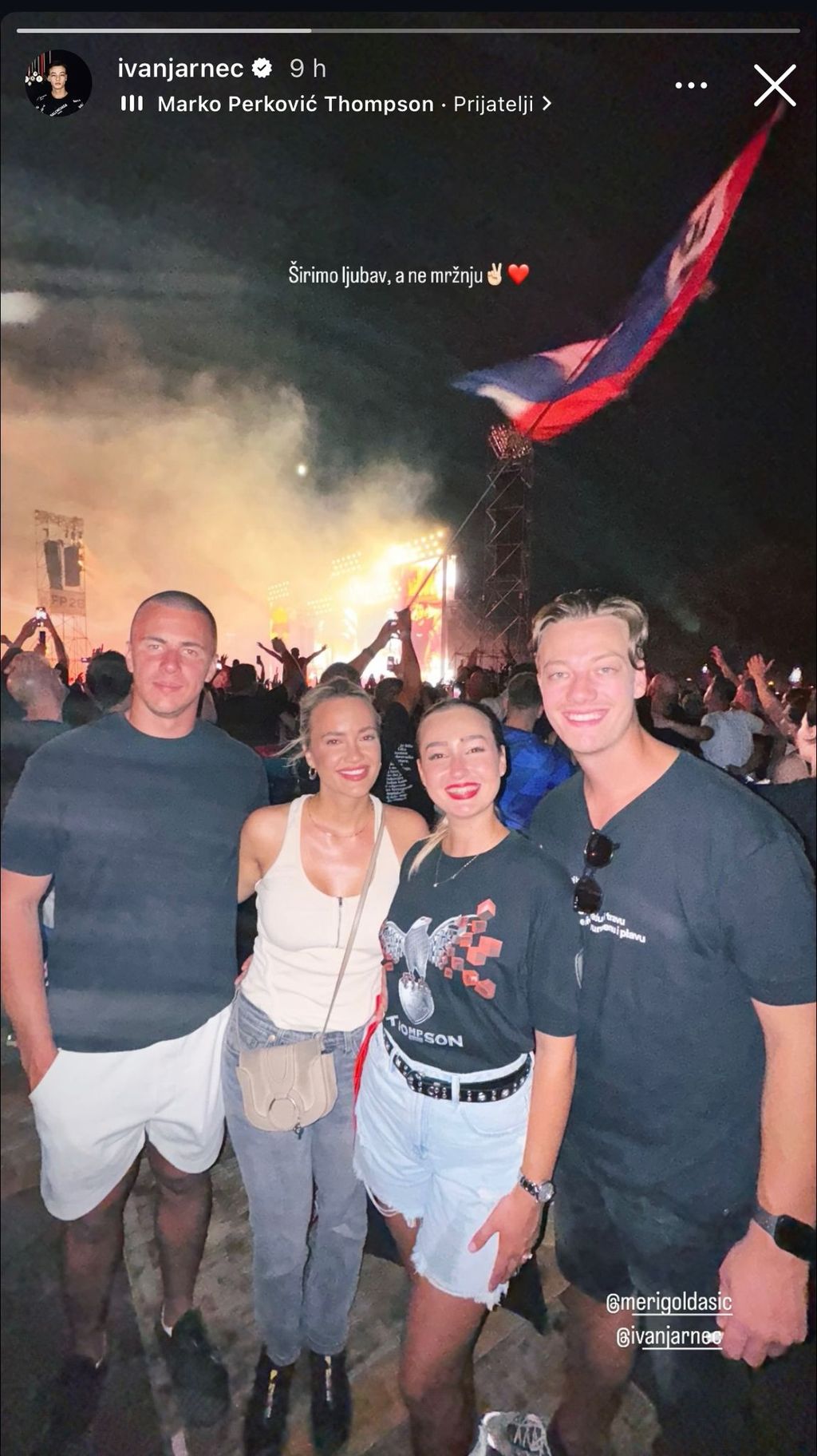 Meri Goldašić sa suprugom, Lejdi Perković, Ivan Jarnec