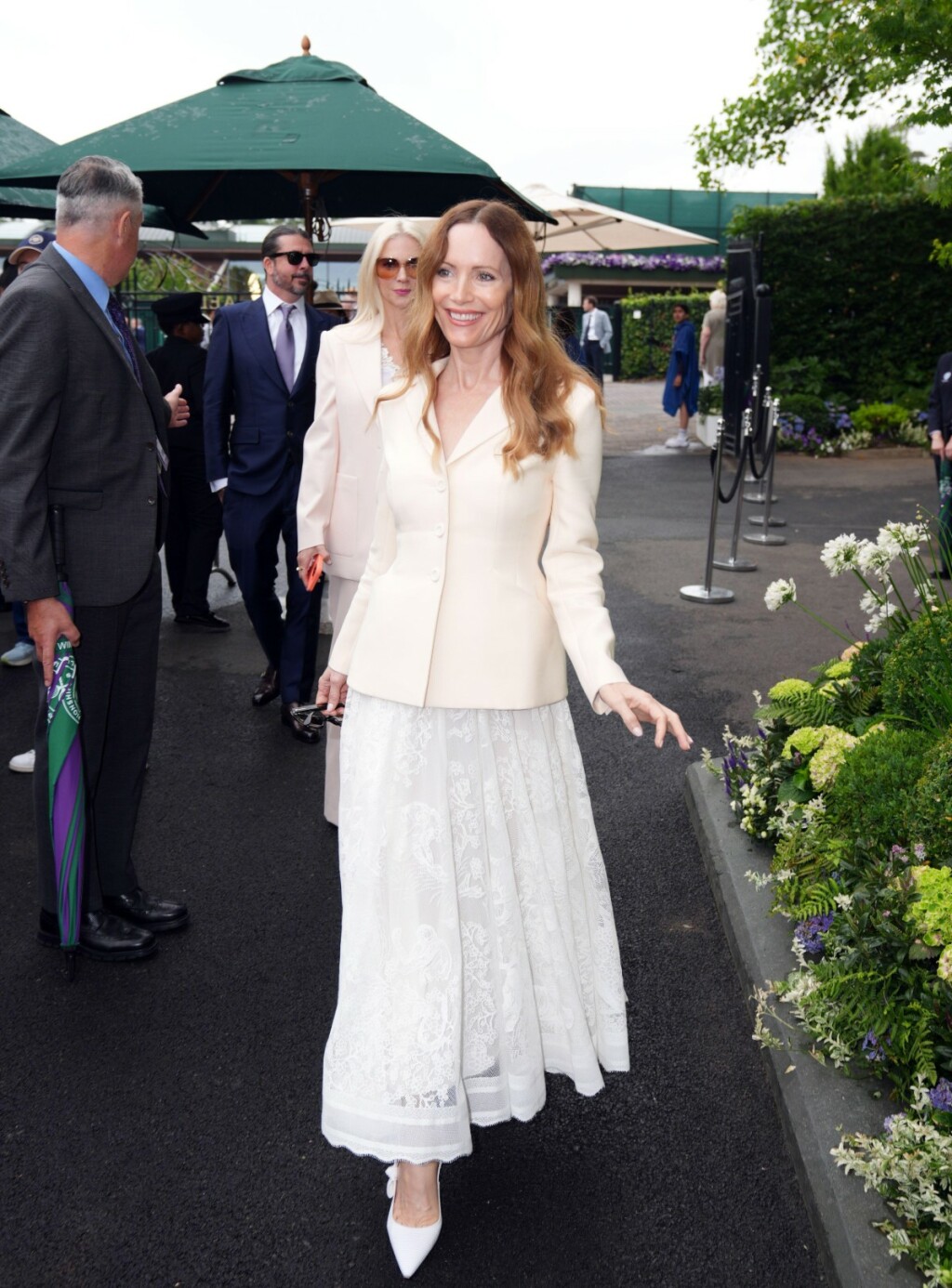 Leslie Mann na Wimbledonu
