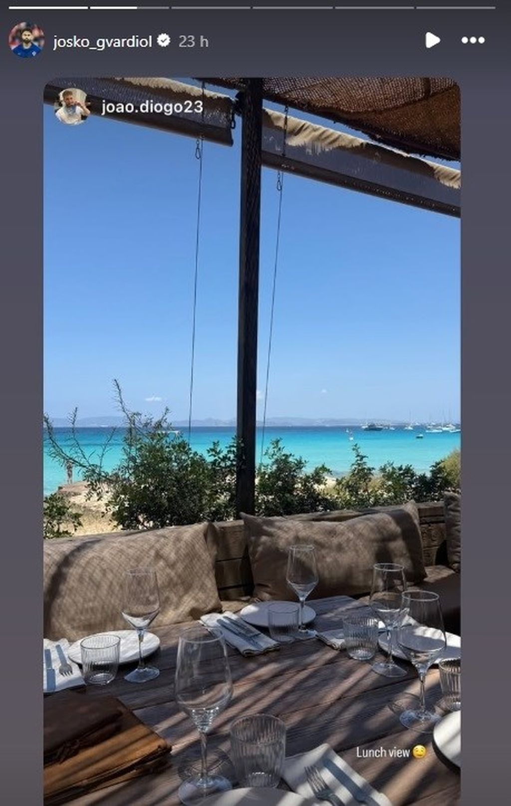 Joško Gvardiol na Ibizi