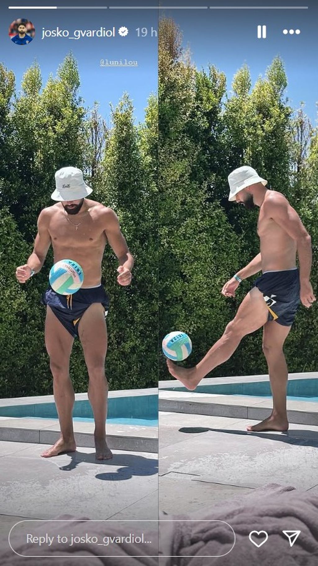 Joško Gvardiol na Ibizi