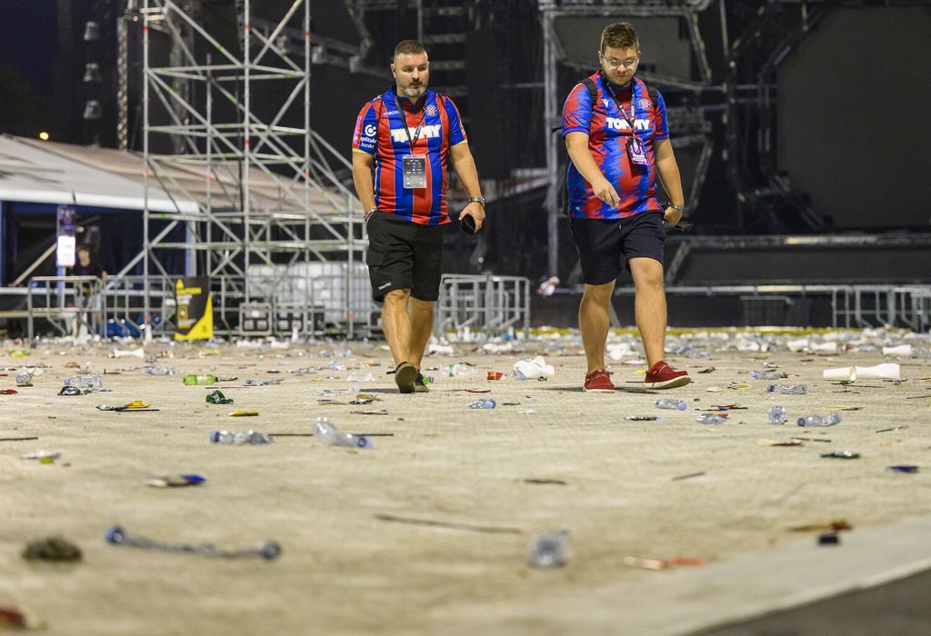 Čišćenje prostora nakon tri dana Ultra Europe festivala - 12