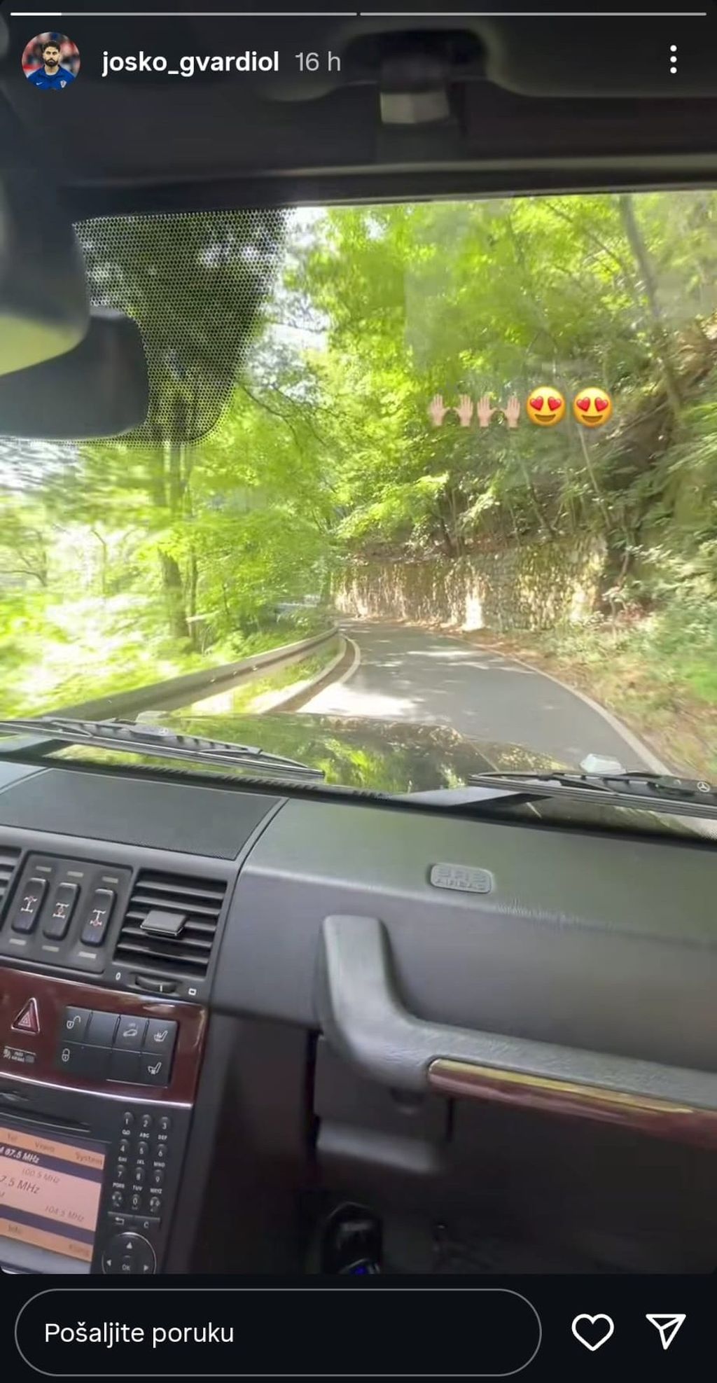 Joško Gvardiol na Instagramu - 2