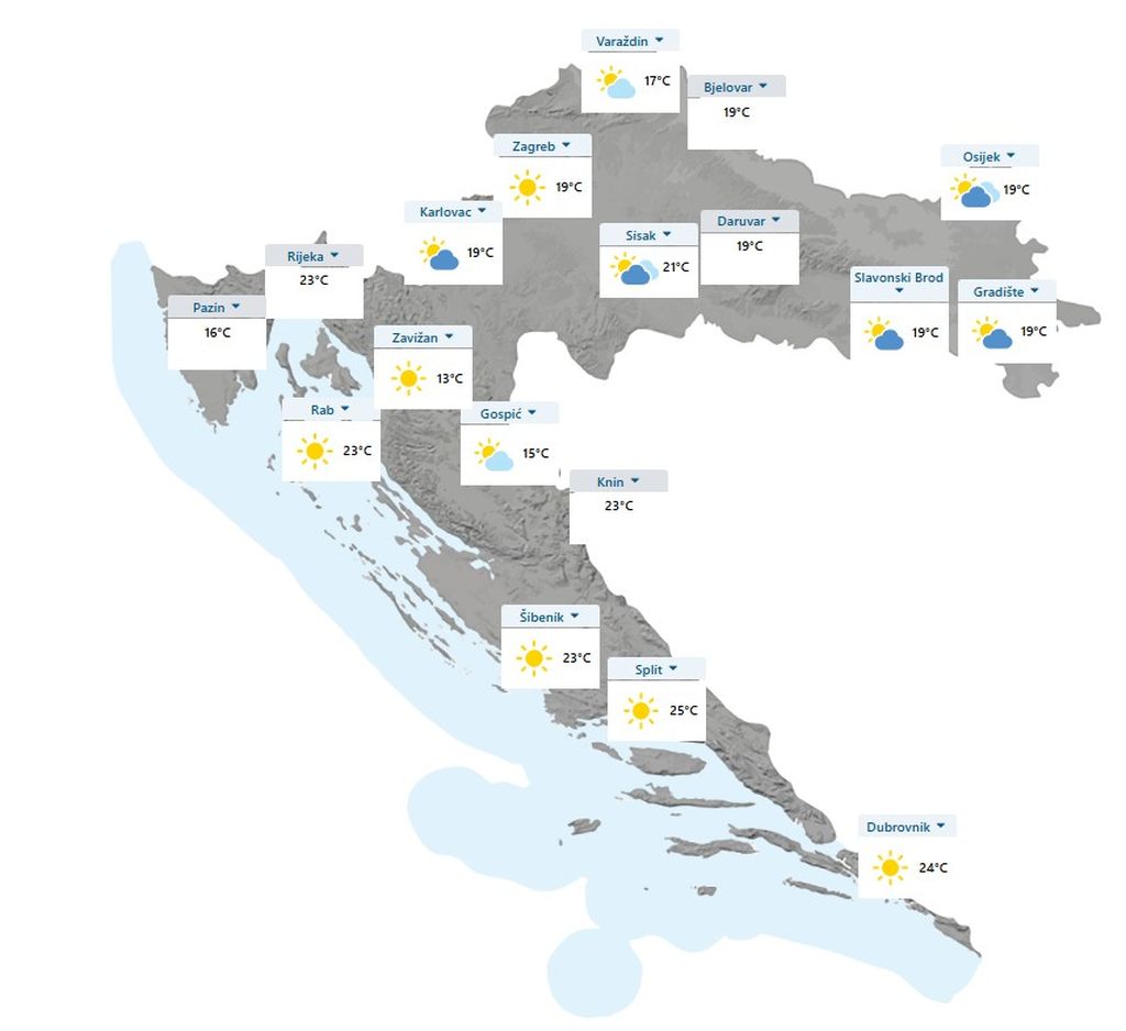 Vjetrovito vrijeme u Baškoj, ilustracija
