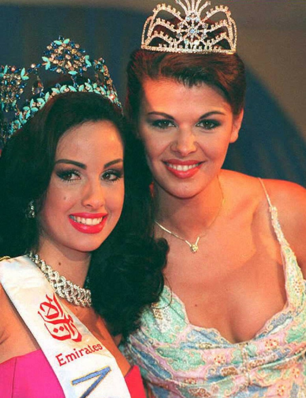 Anica Kovač na izboru za Miss svijeta s pobjednicom Jacqueline Aguilerom