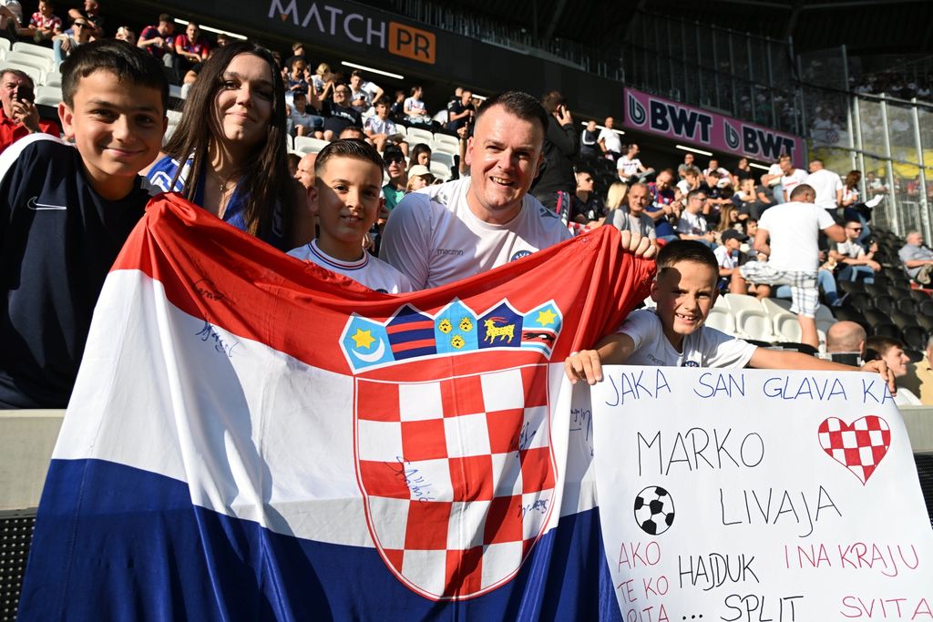 Navijači Hajduka u Linzu