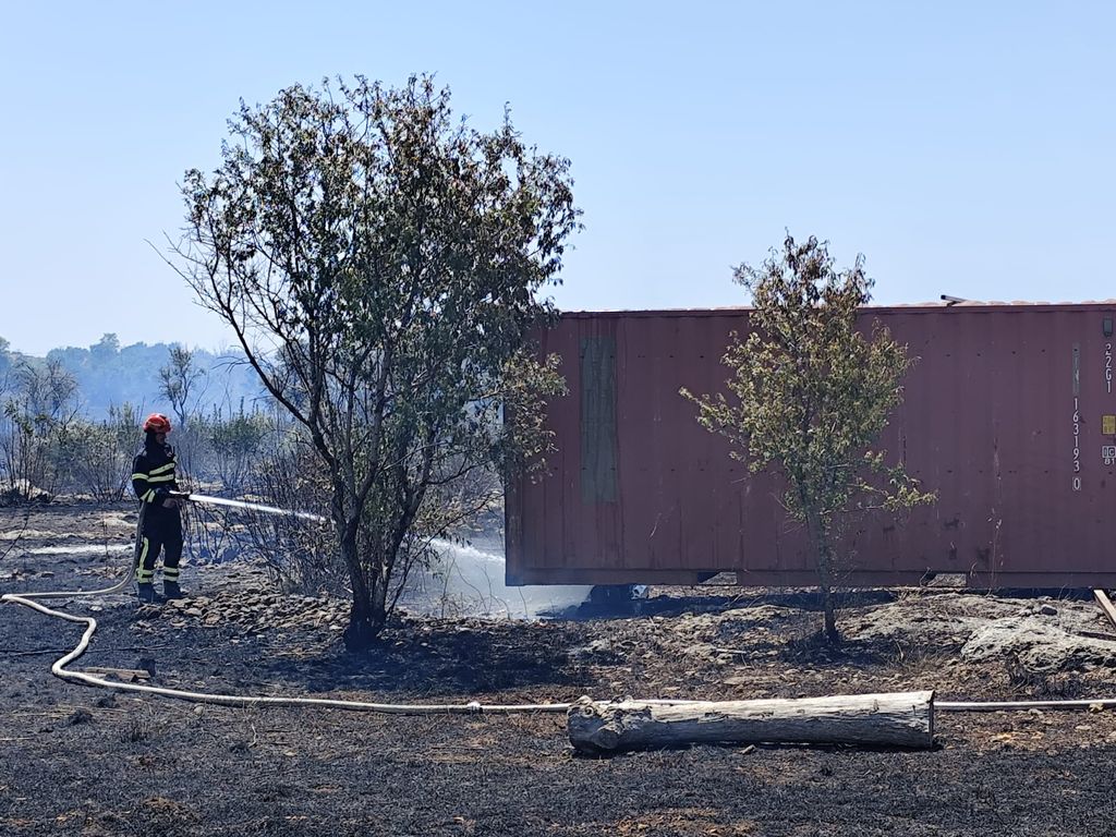 Požar na području Đevrsaka