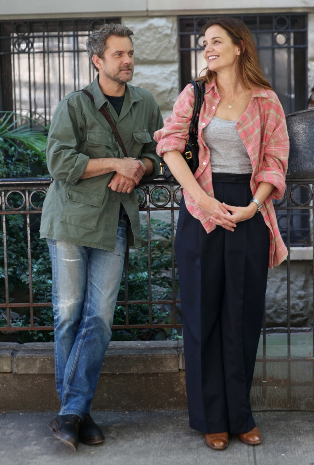 Katie Holmes i Joshua Jackson na snimanju novog filma 'Happy Hours' u New Yorku - 3