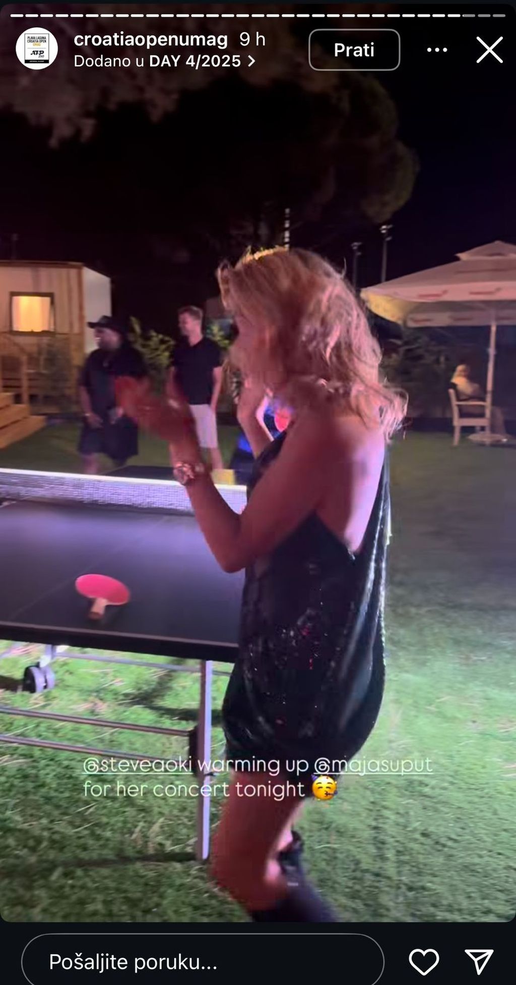 Maja Šuput i Steve Aoki igraju stolni tenis - 1