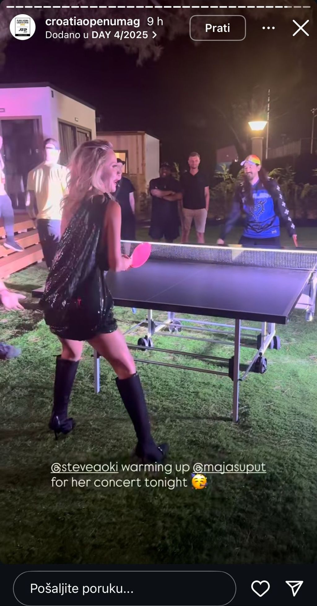 Maja Šuput i Steve Aoki igraju stolni tenis - 2