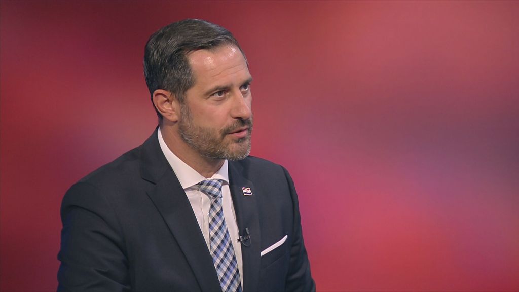 Tonči Glavina i Sabina Tandara Knezović, reporterka Dnevnika Nove TV